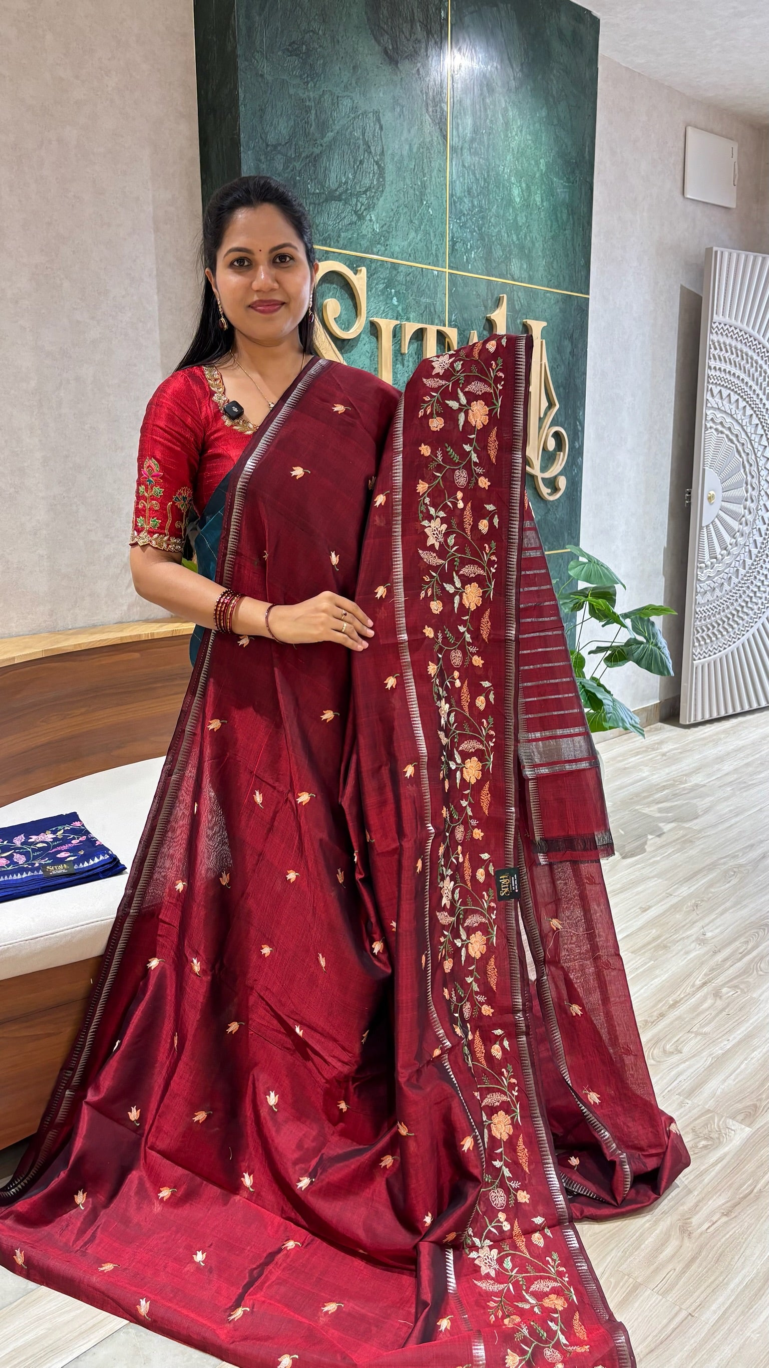 Mangalgiri pattu embroidery
