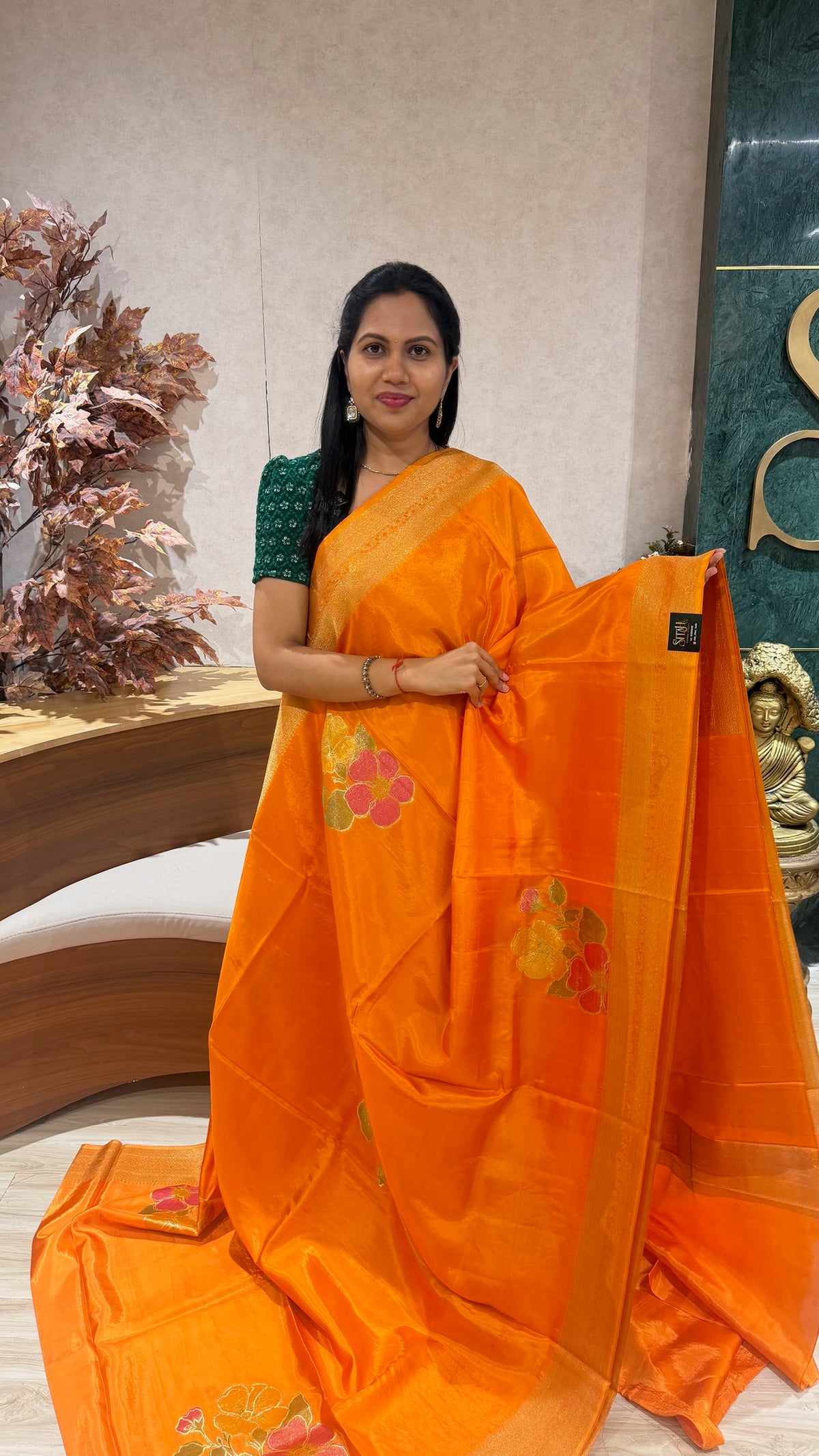 Crepe saree