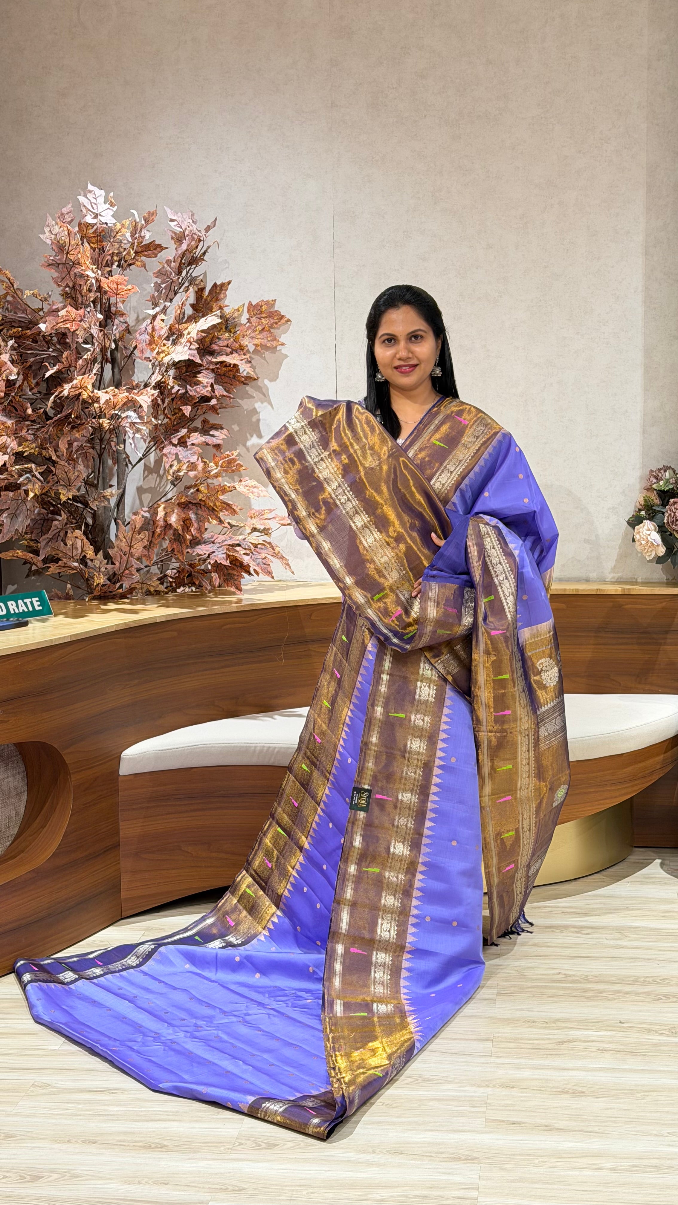 Handloom Gadwal tissue