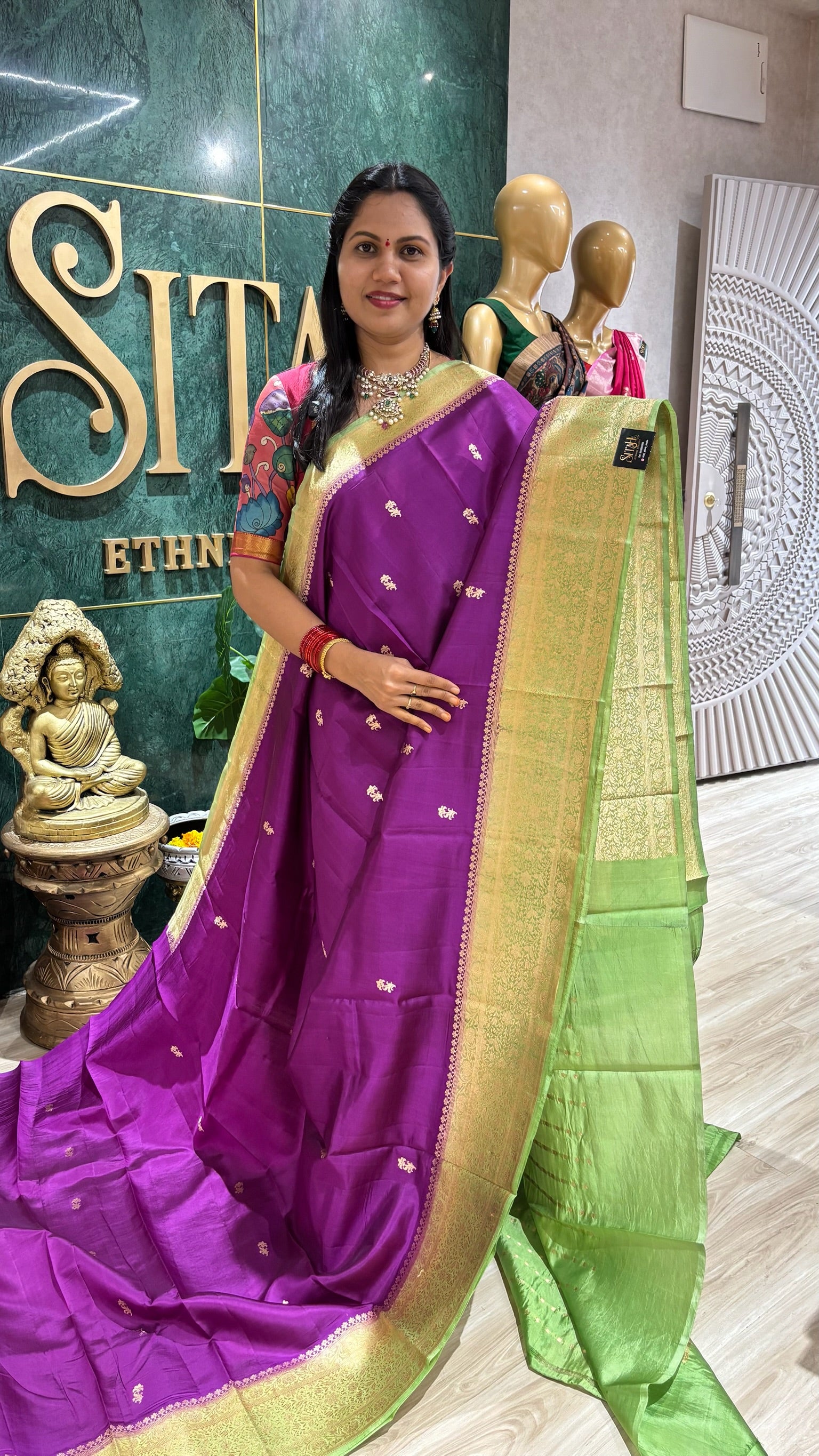 Pure handloom mango pattu