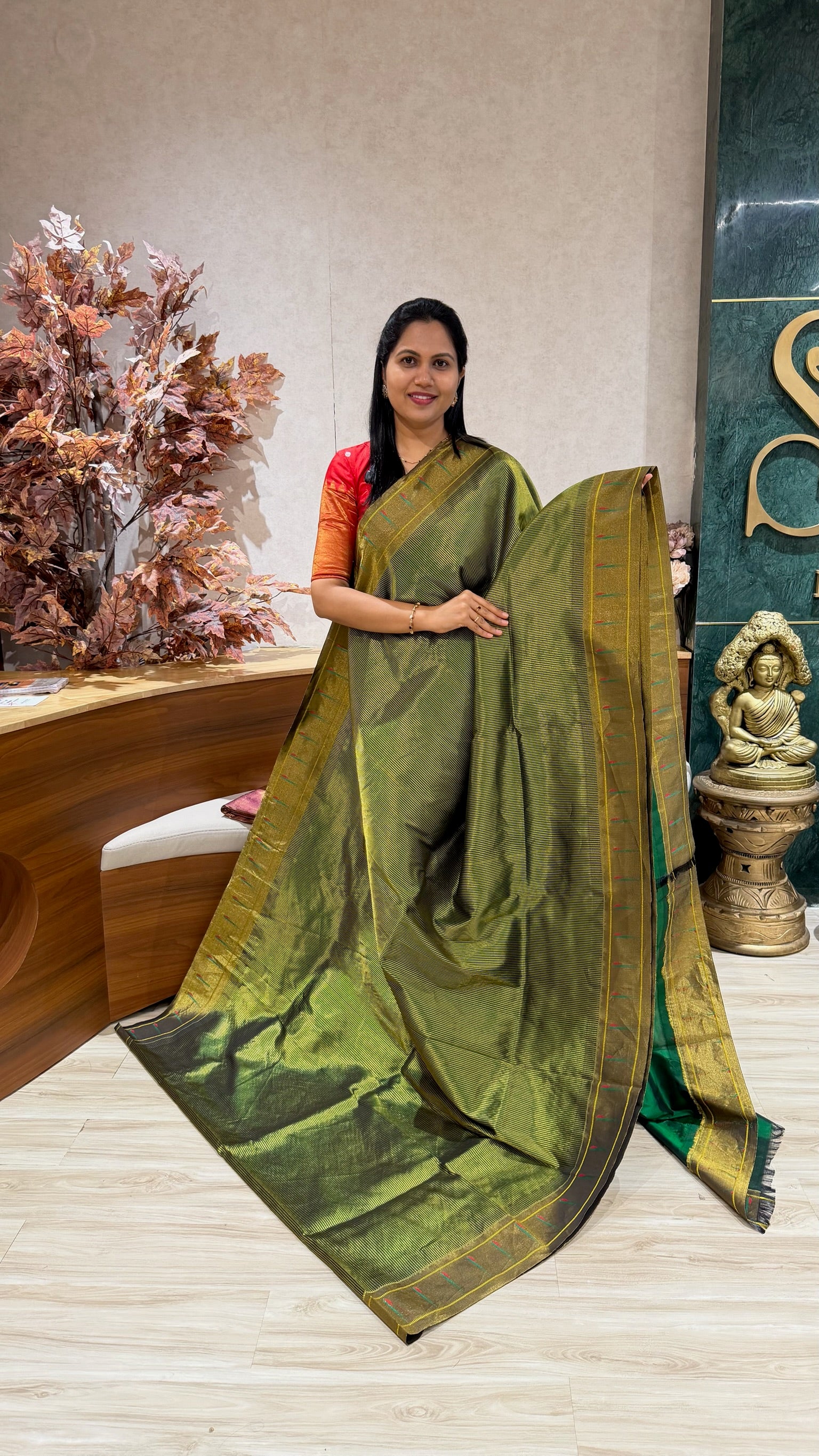 Pure silk paithani