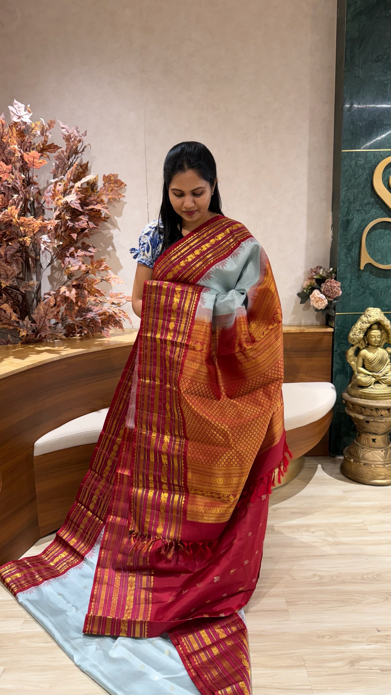 Handloom Gadwal pattu