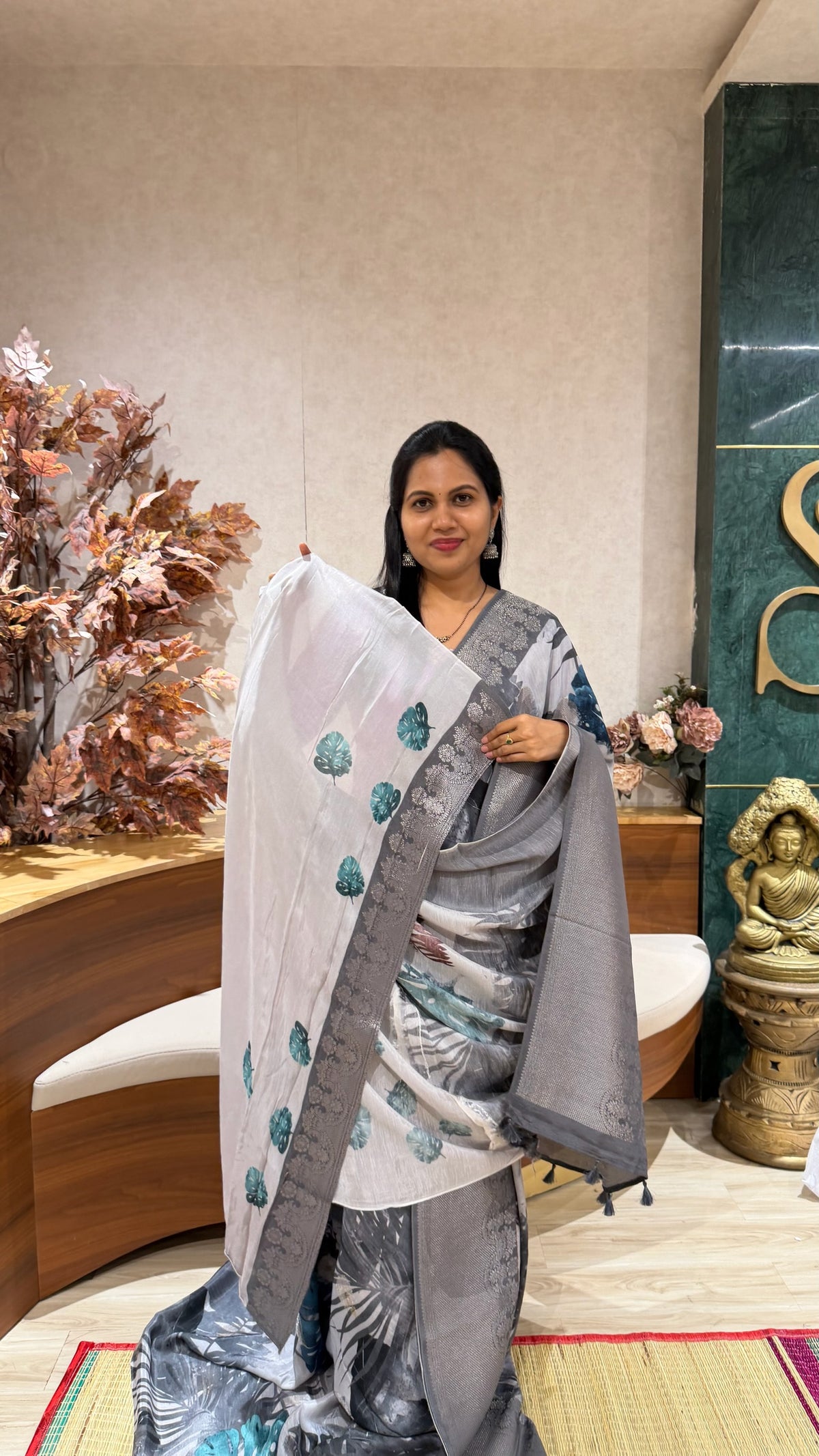Matka georgette eco print