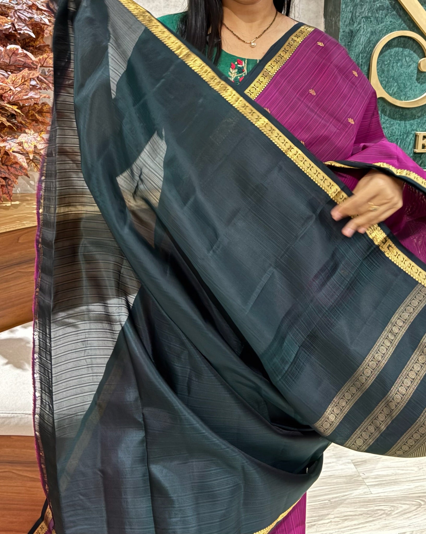 Small border kanchi pattu