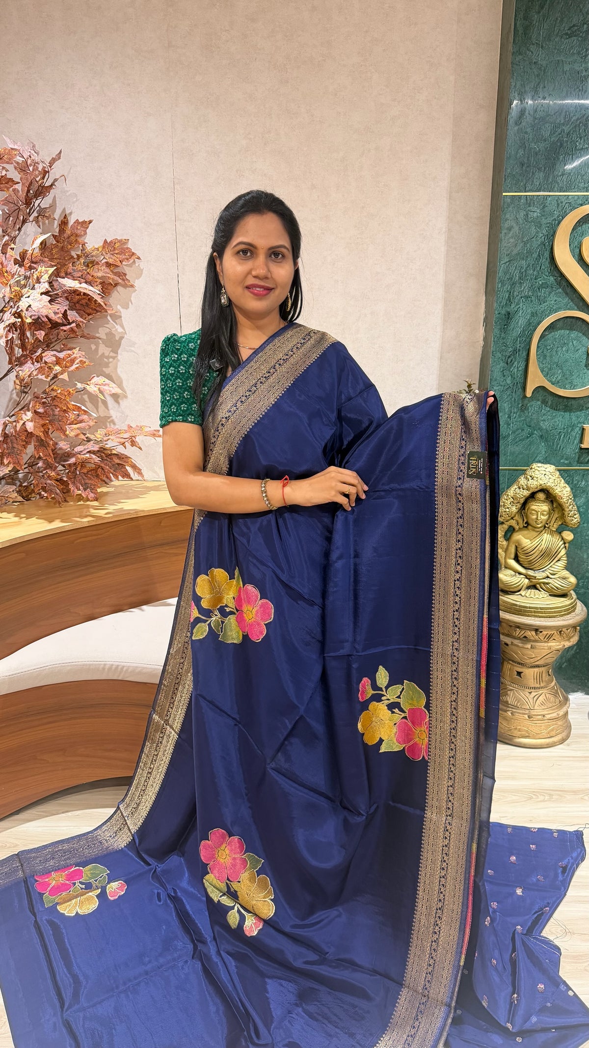 Crepe saree