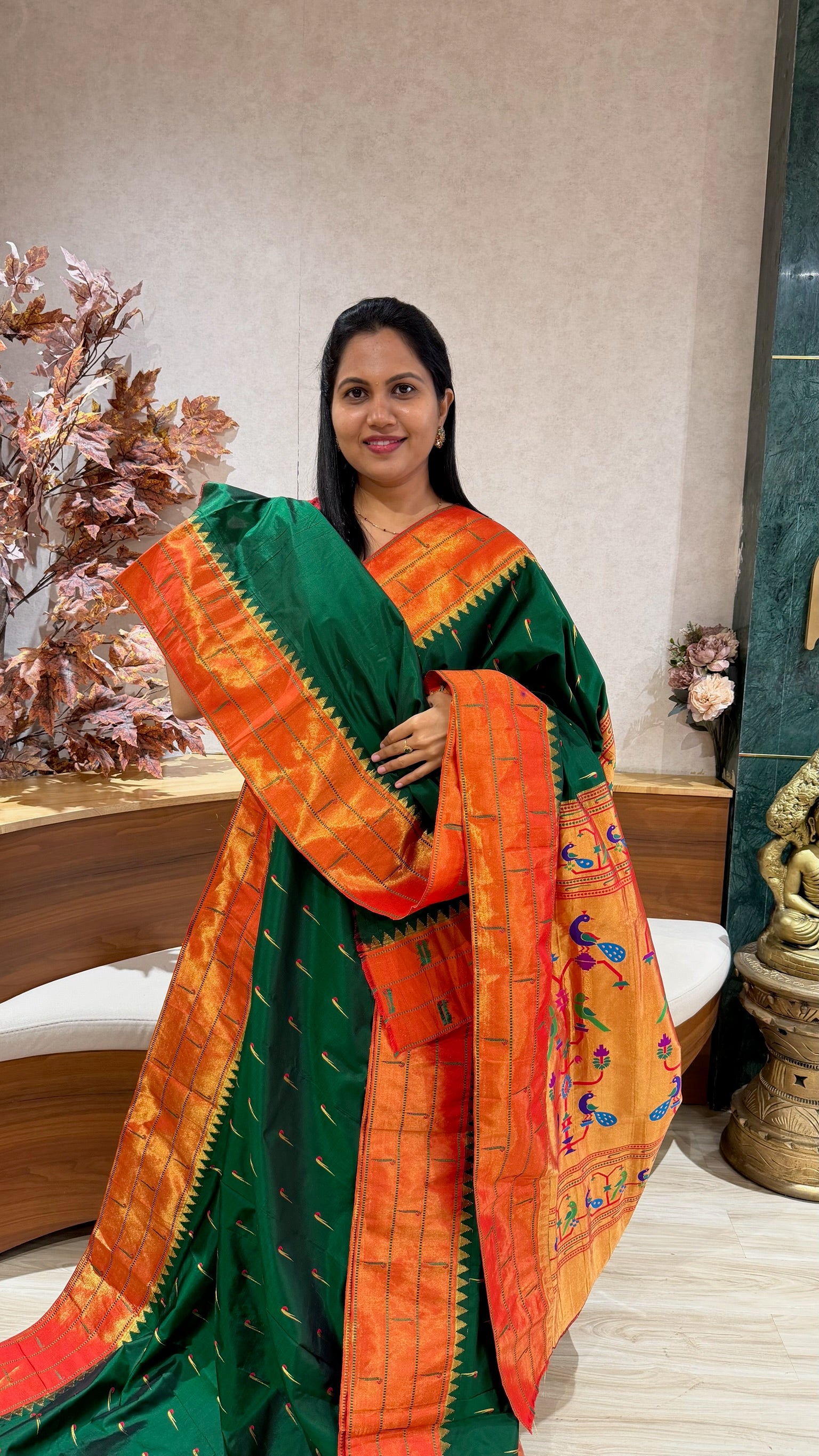 Pure silk paithani