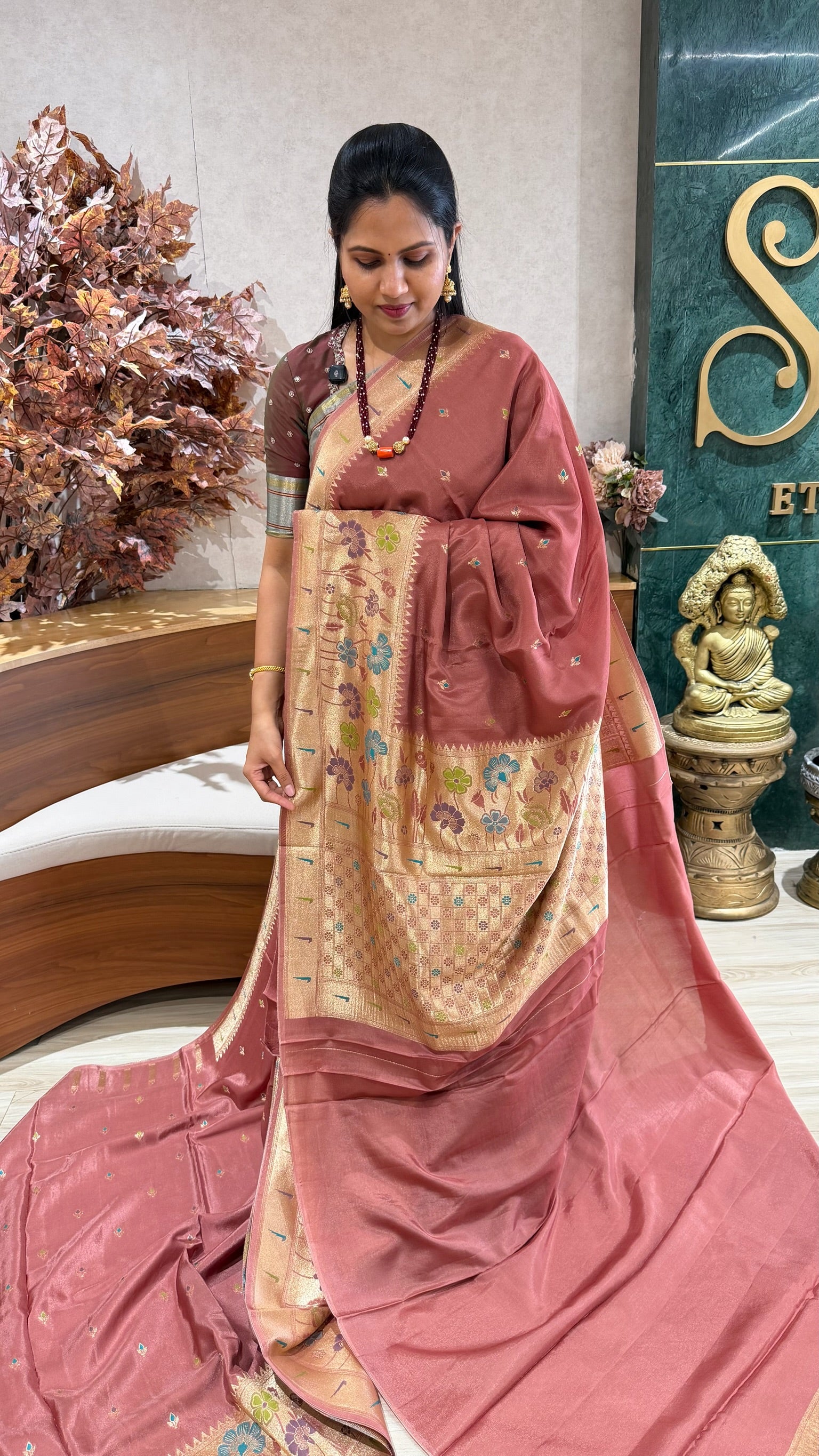 Tussar georgette