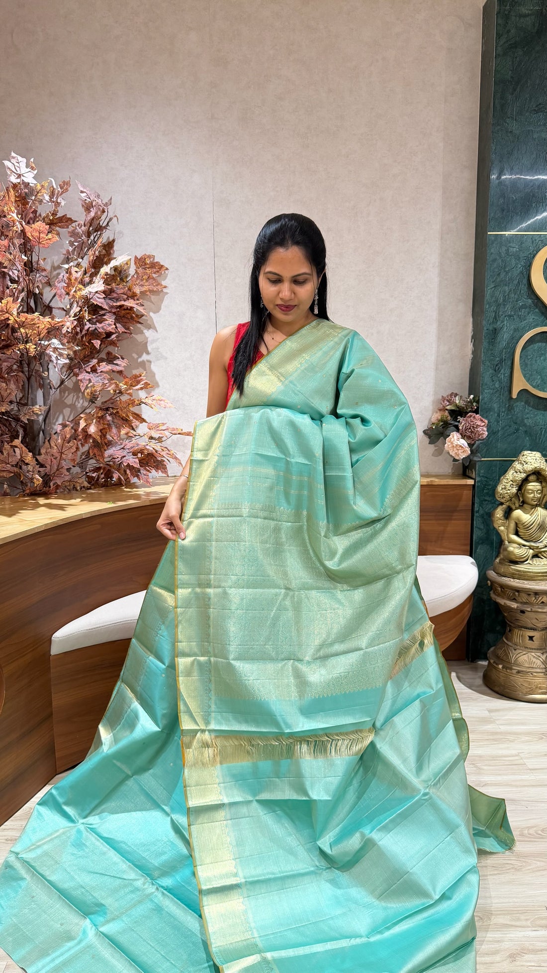 Handloom vintage Kanchi pattu