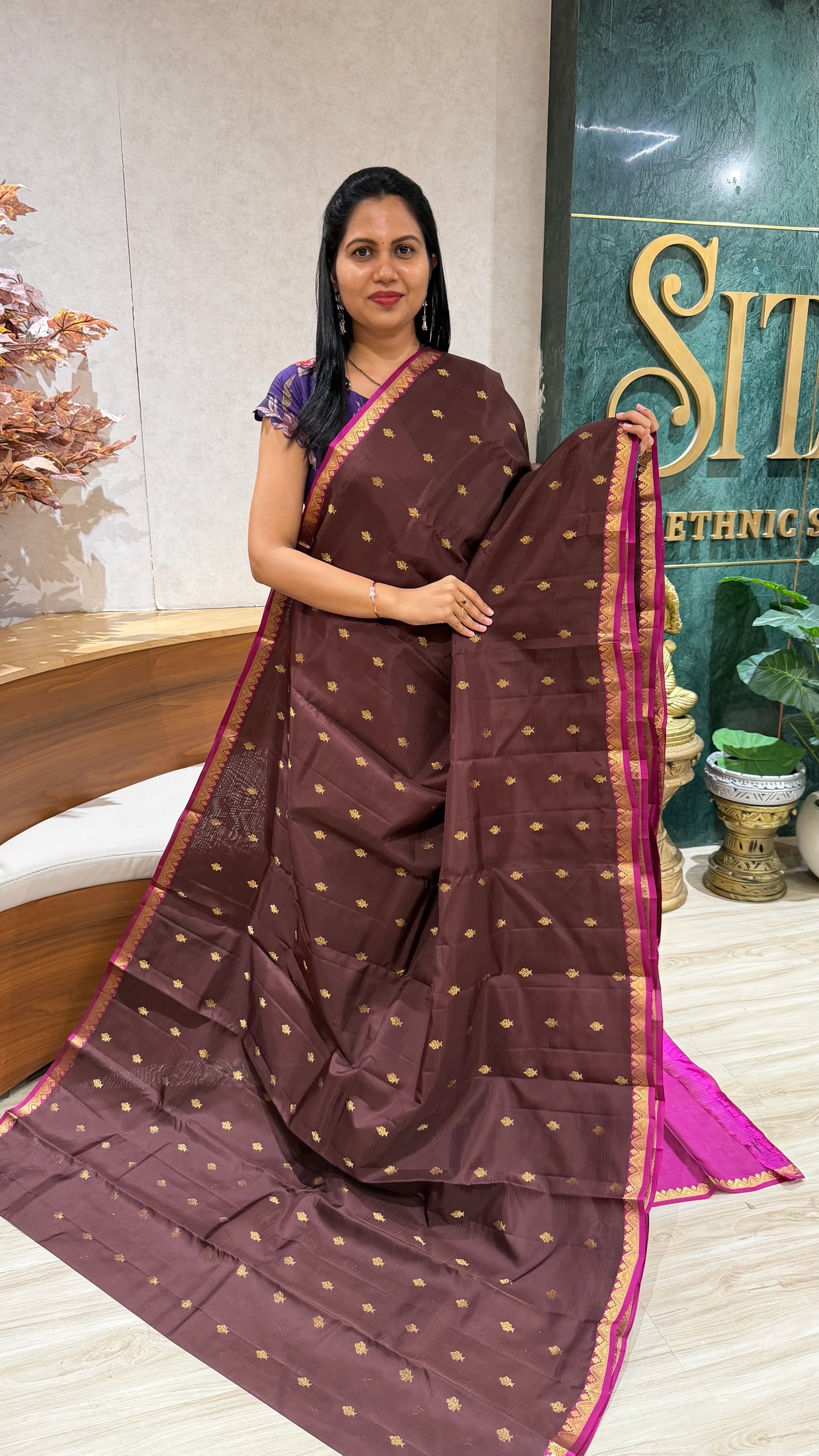 Small border kanchi pattu