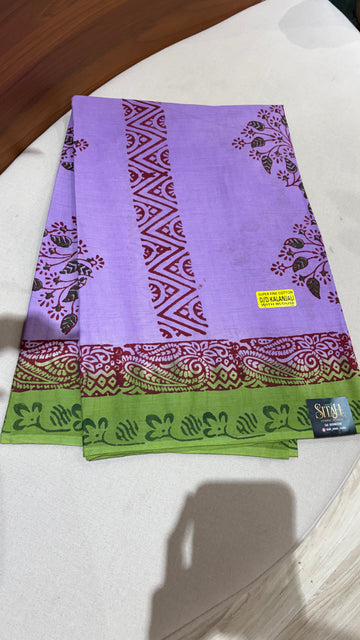 Summer cotton saree