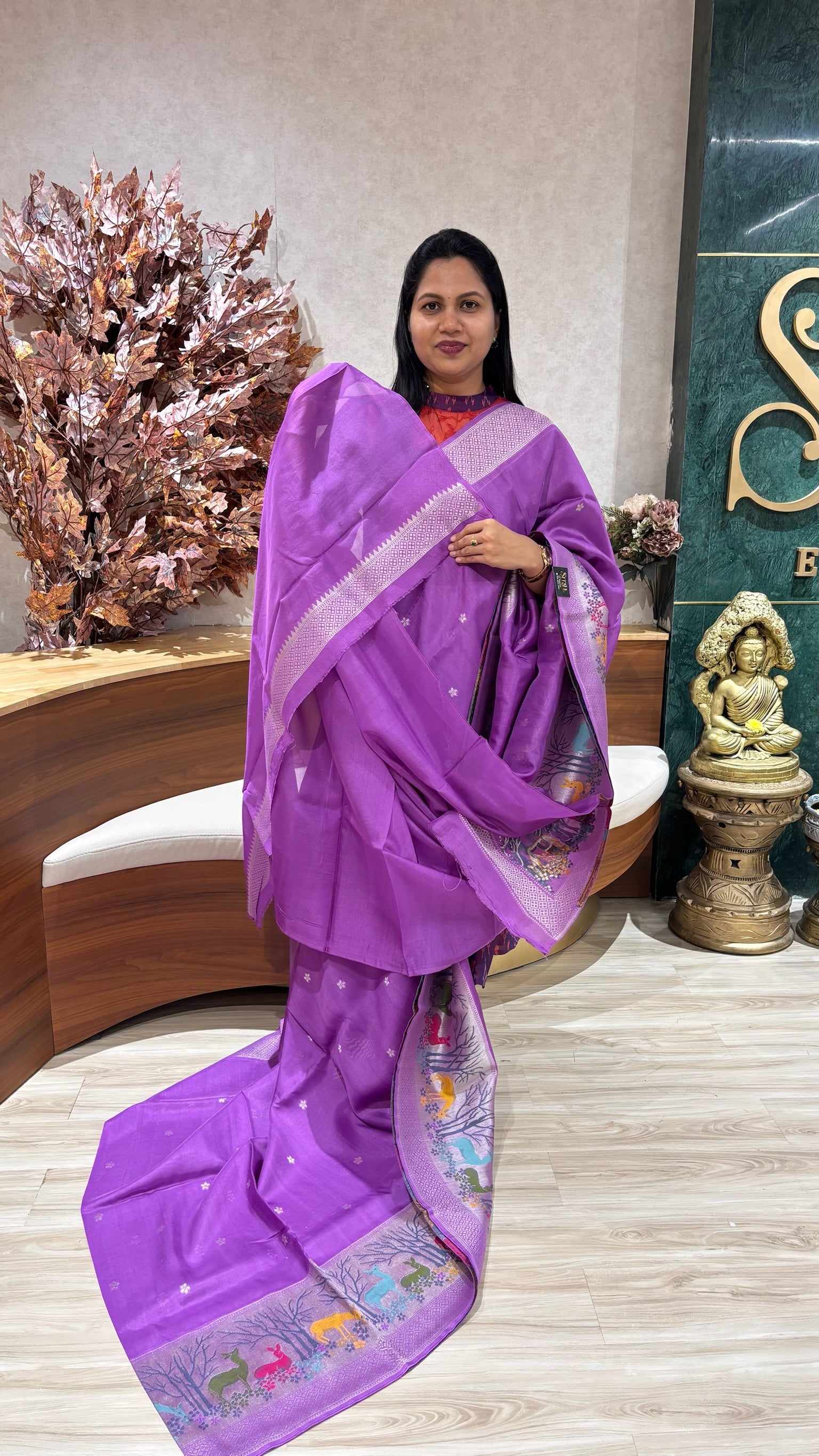 Tussar georgette