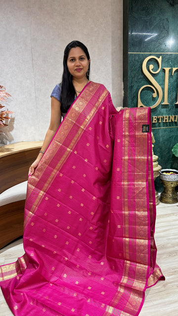 Handloom vintage kanchi pink