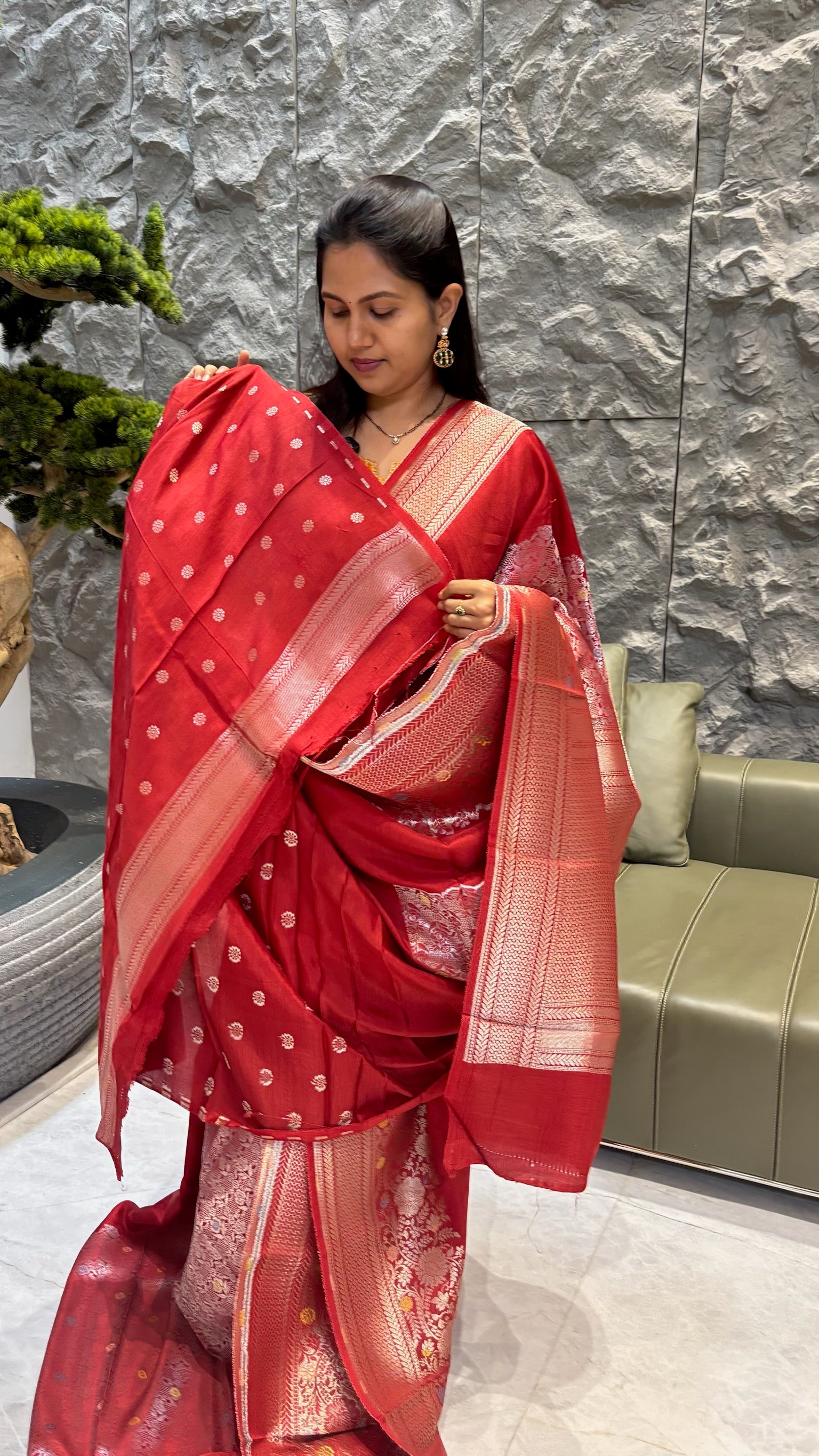 Falling banaras red