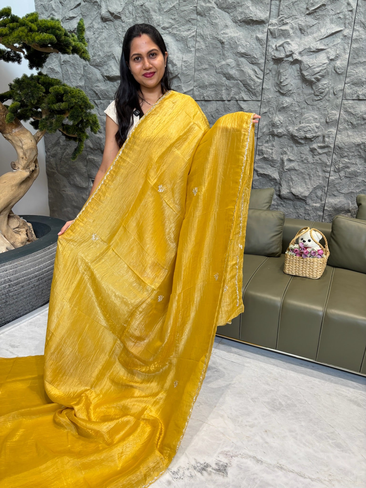 Crush organza