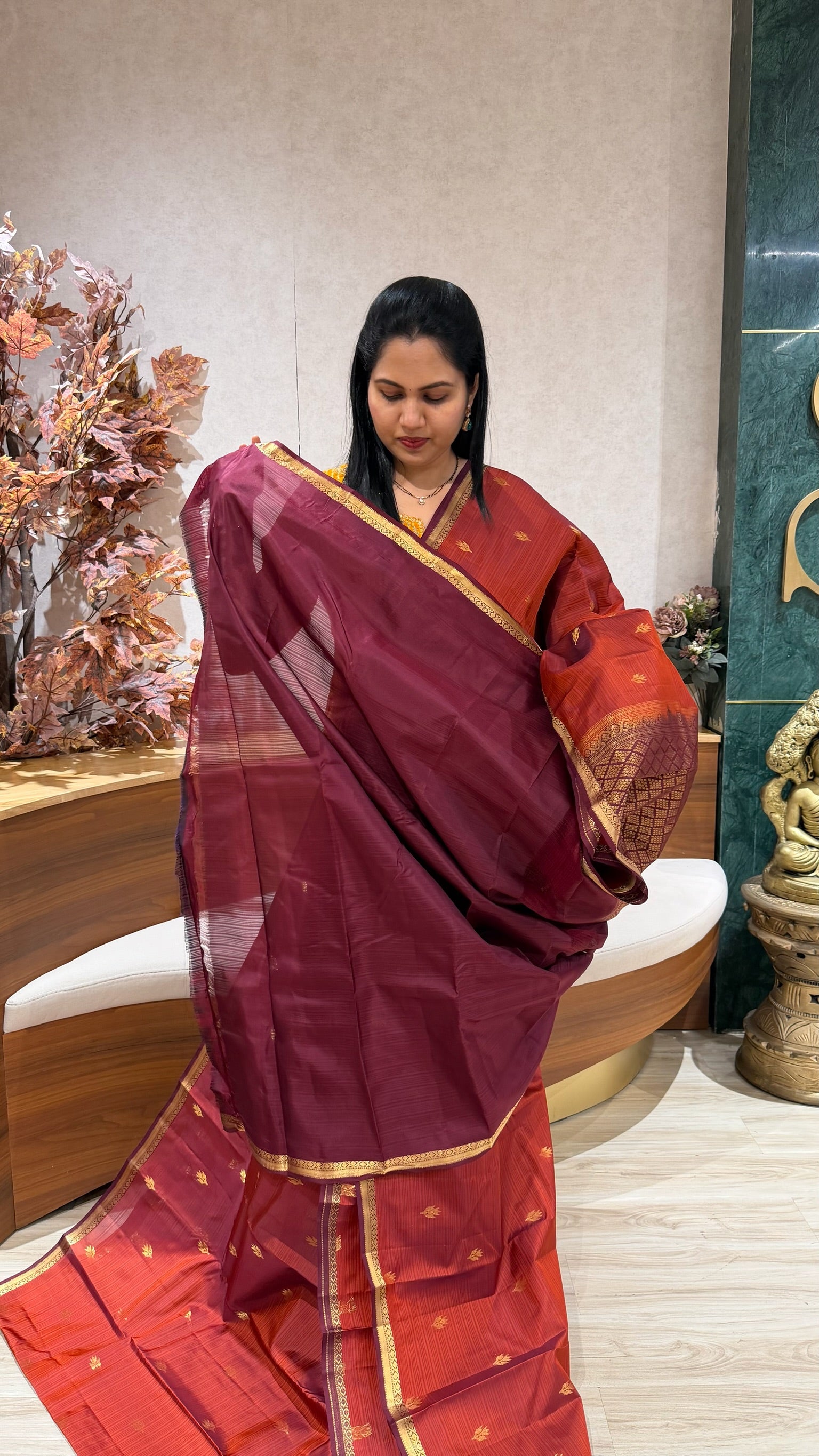 Small border kanchi pattu