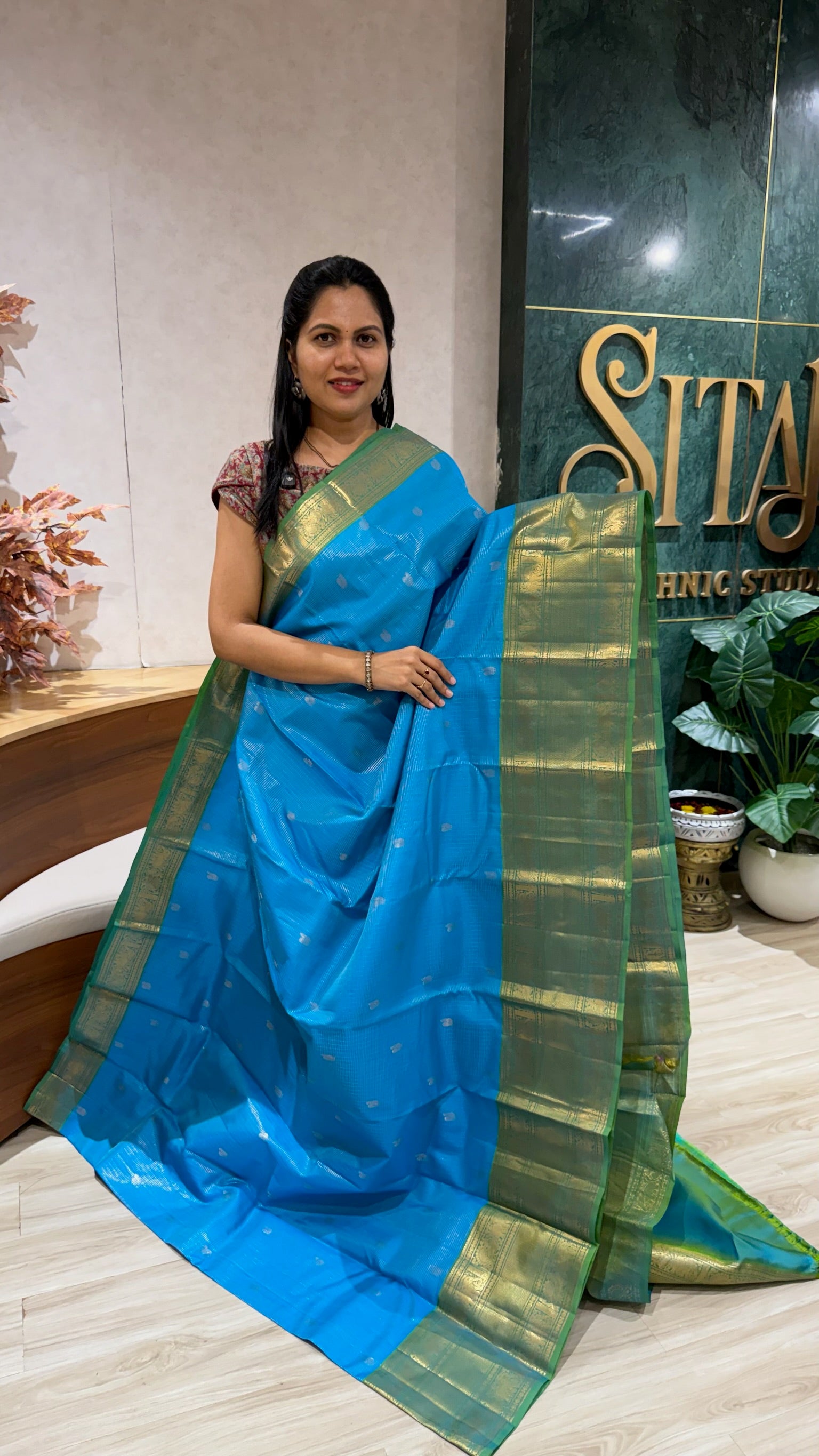 Lightweight vintage kanchi pattu