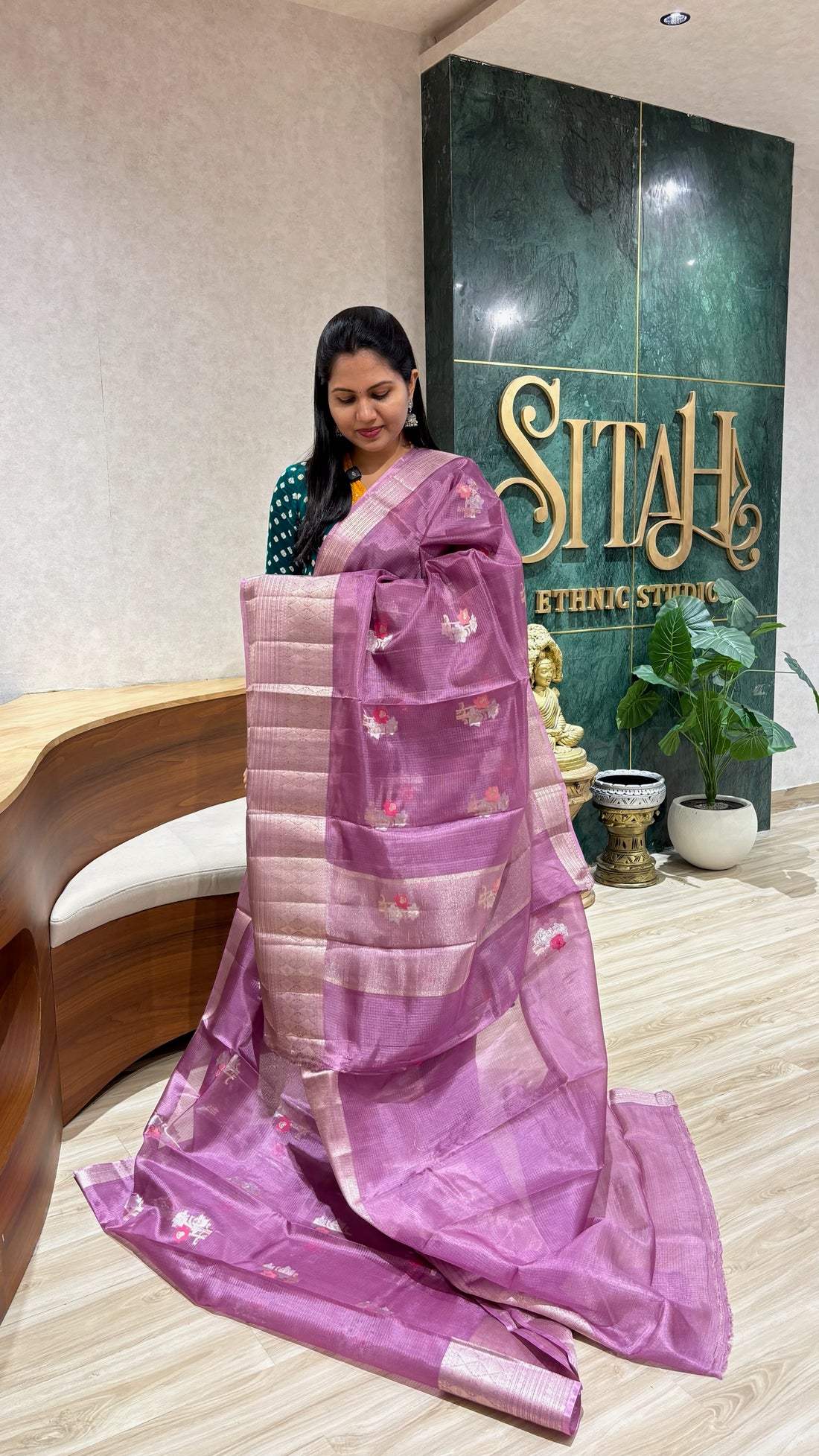 Kota silk onion pink