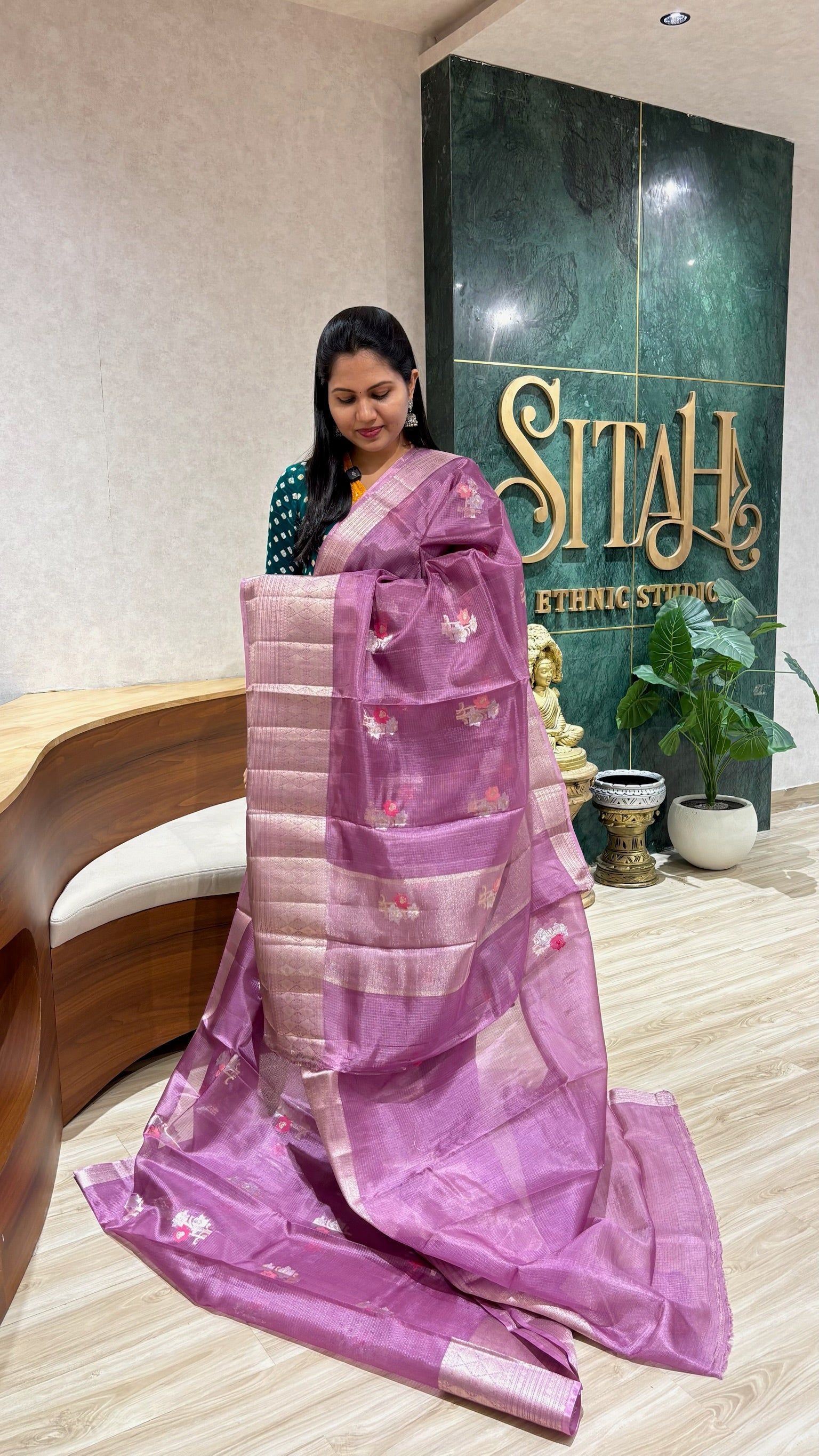 Kota silk onion pink