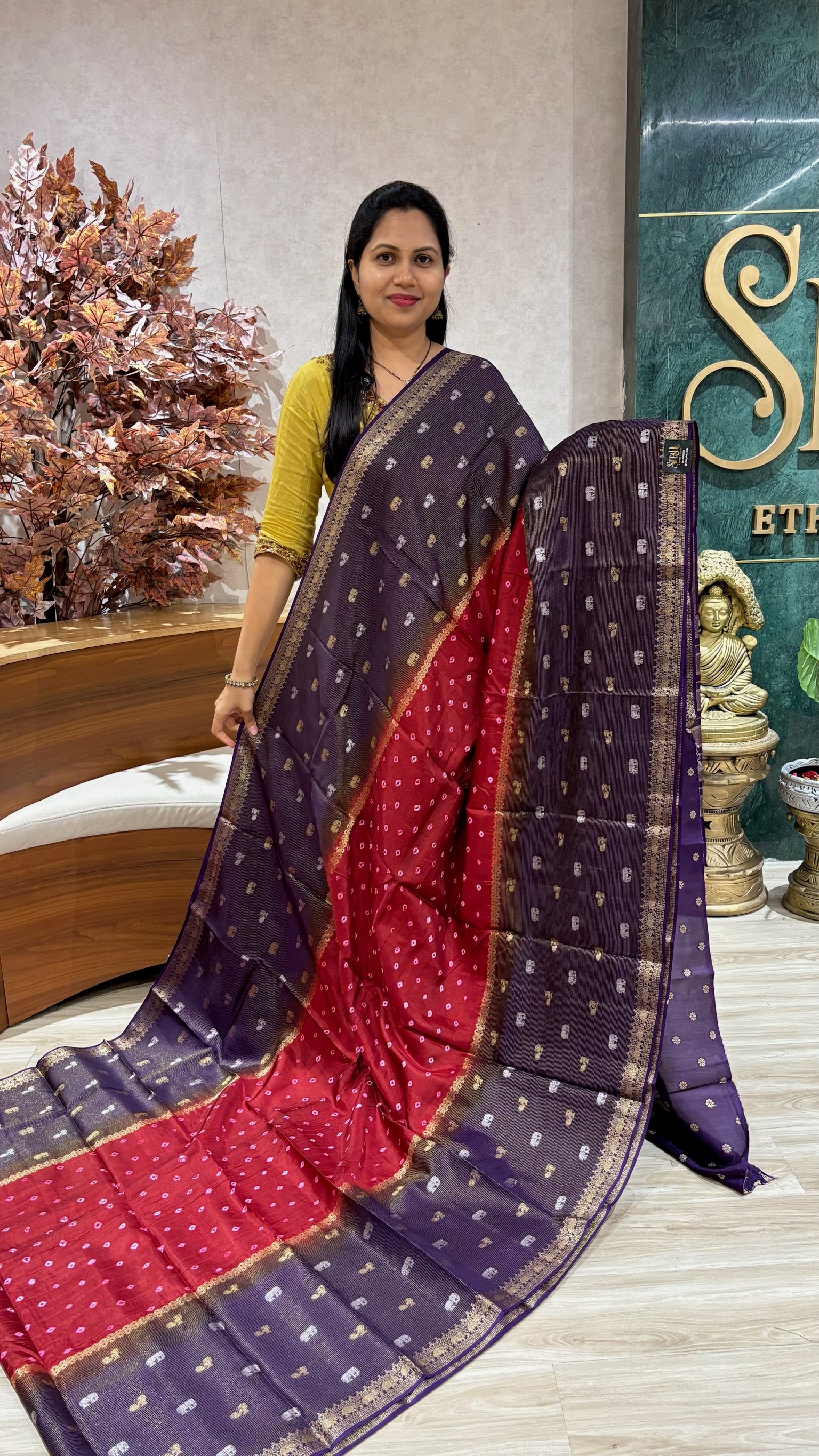 Russian silk middle design