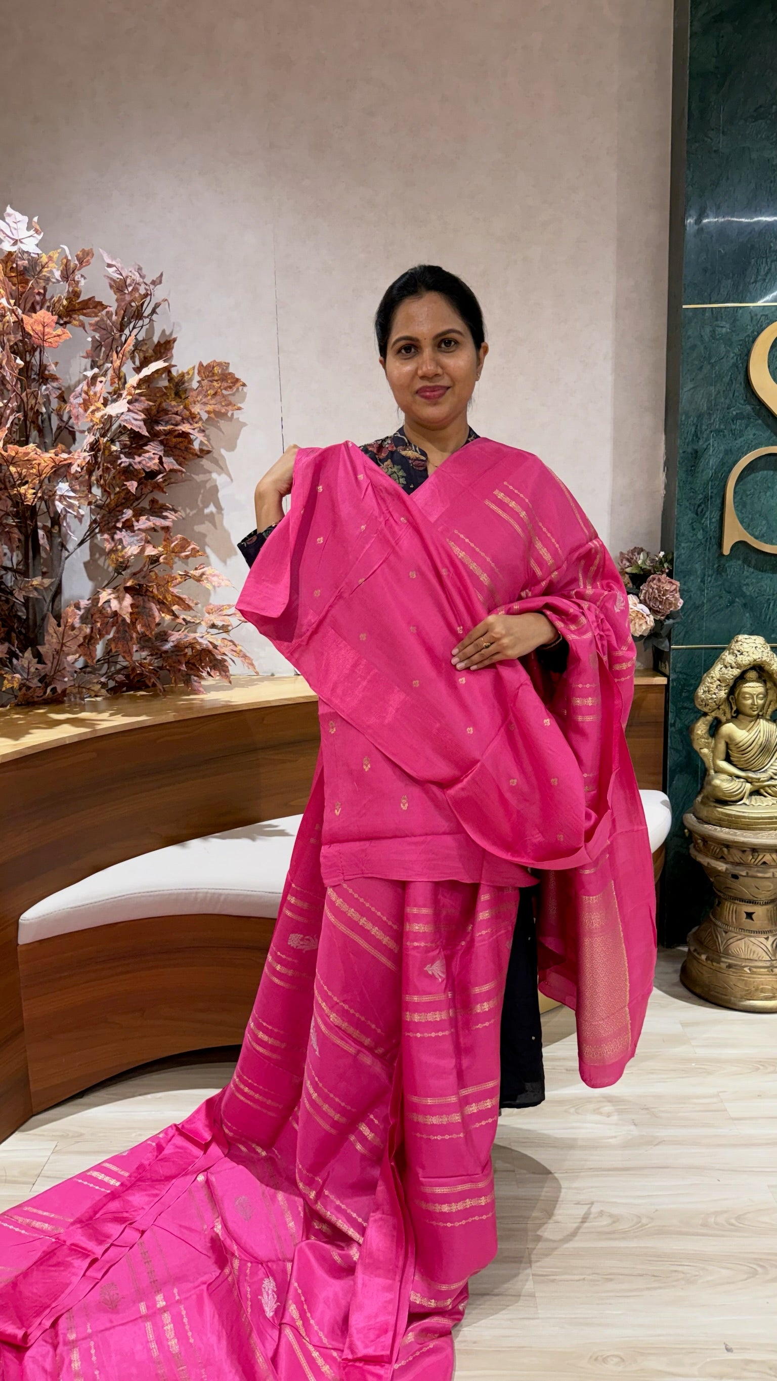 Fancy tussar babypink
