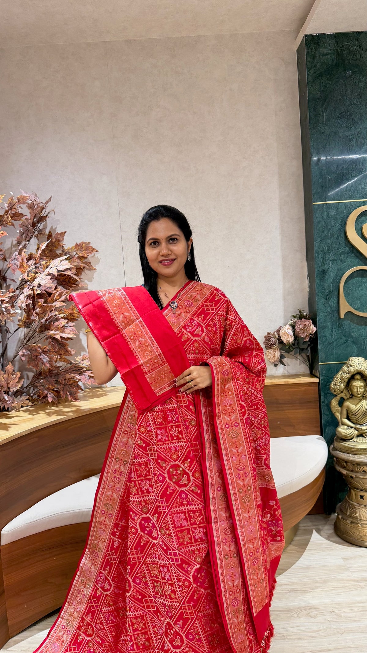 Handloom katan jhamdhani