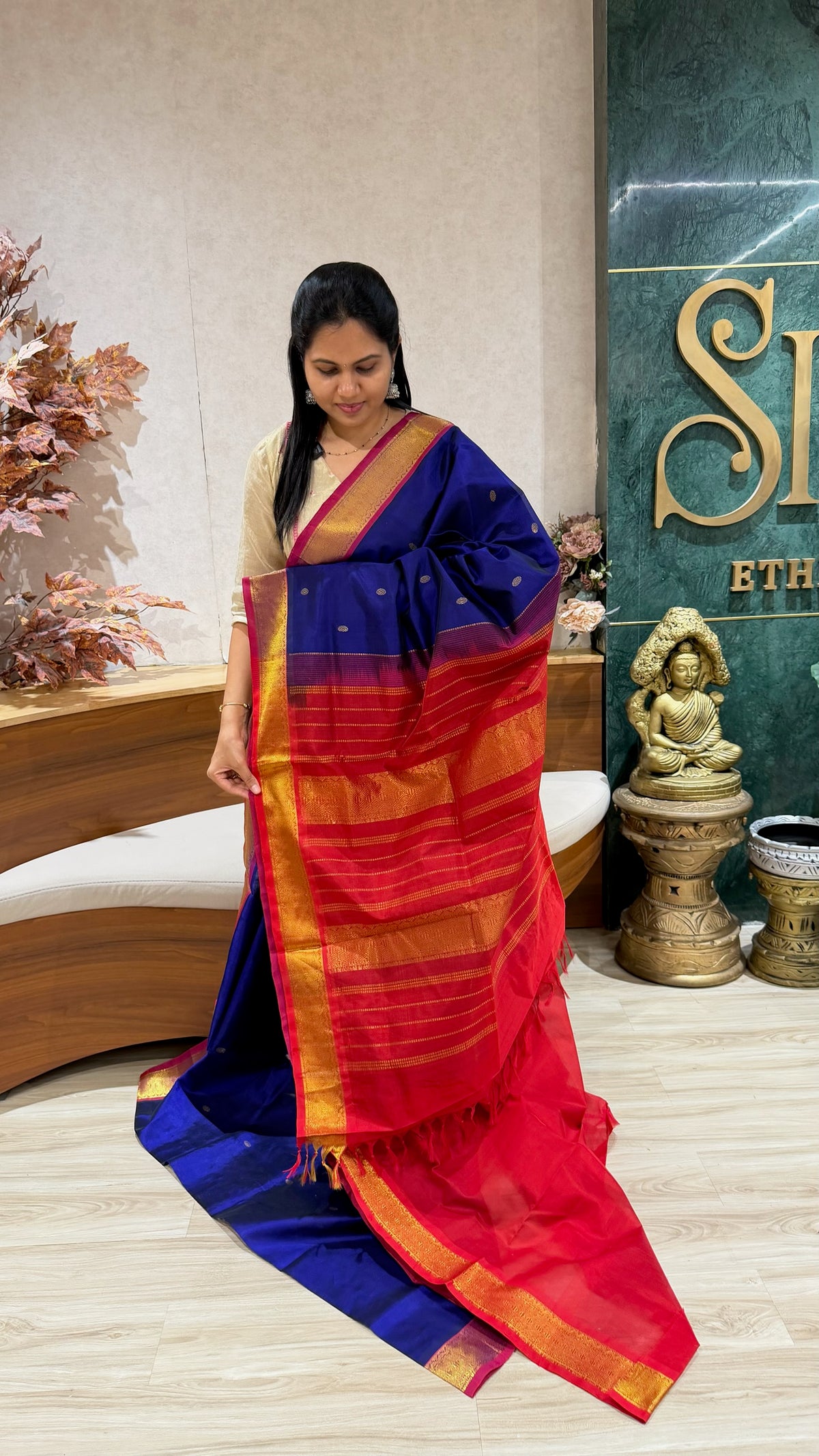 Handloom silk cotton