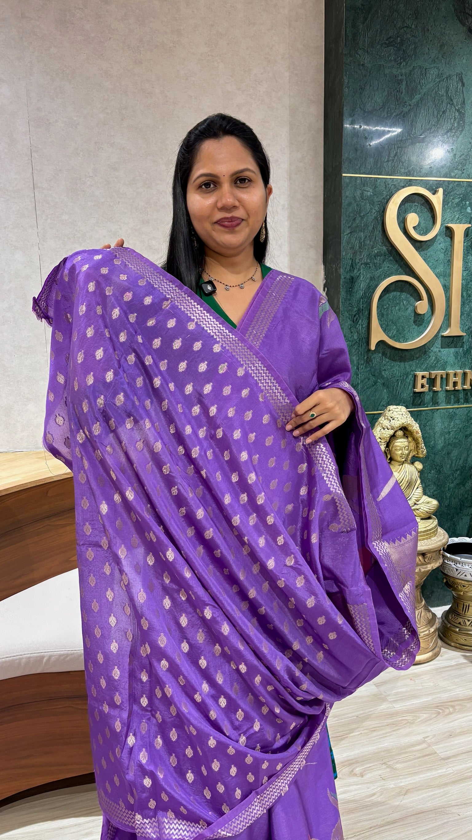 Paper silk all over lavender
