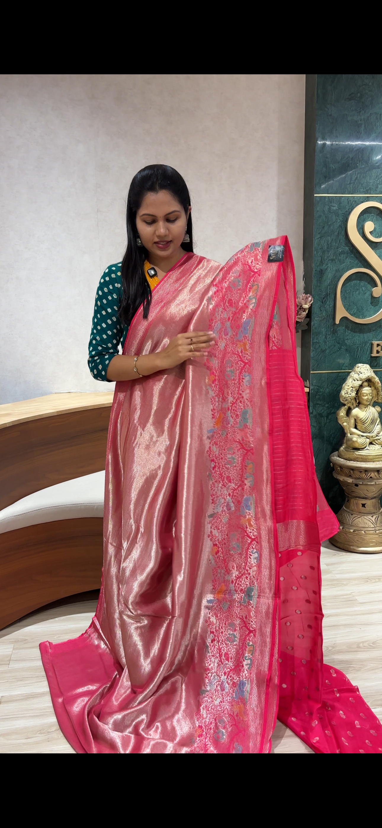 Tissue georgette forest theme