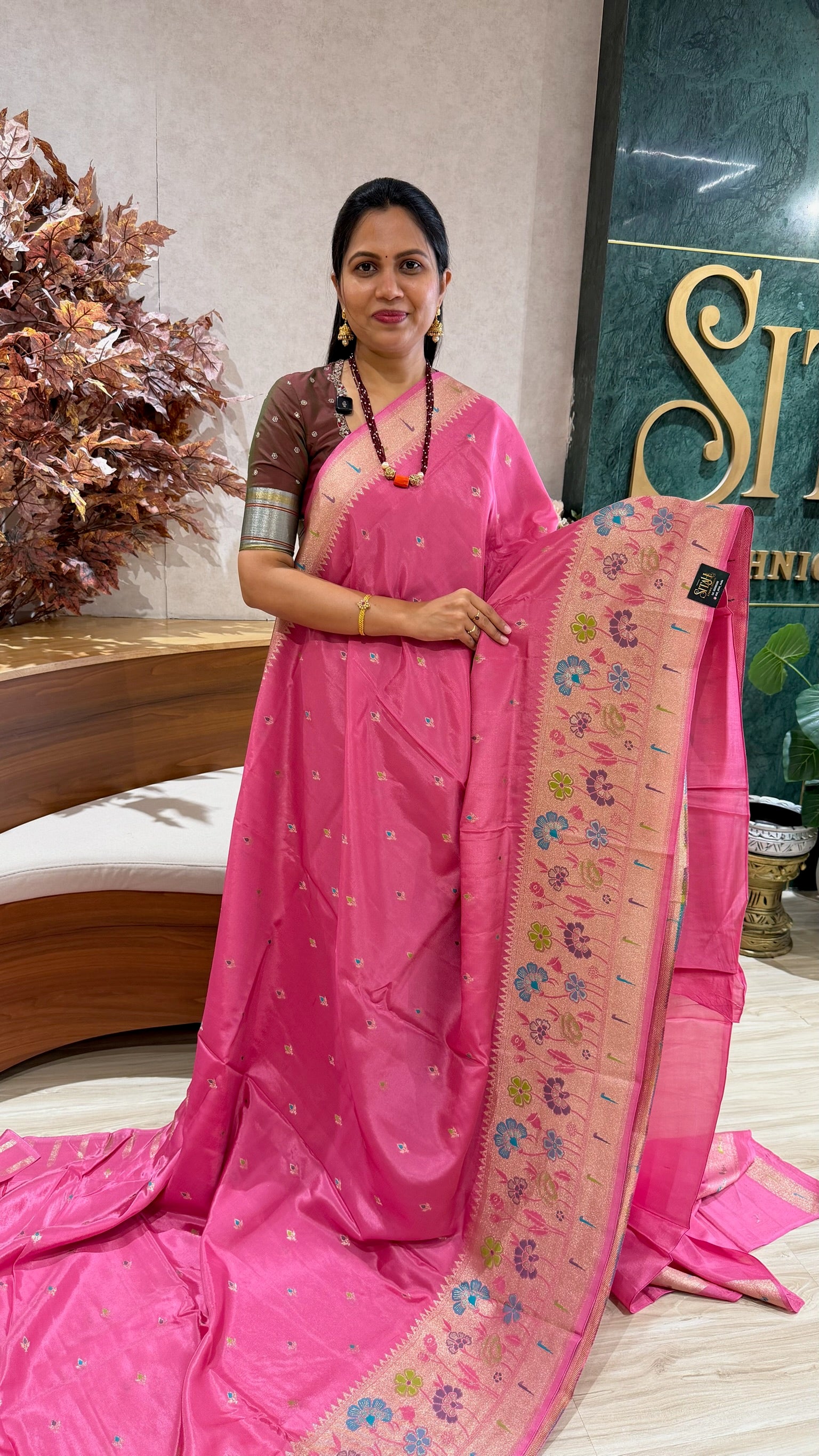 Tussar georgette