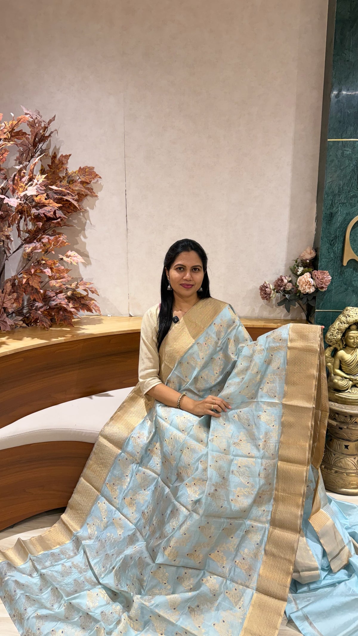 Handloom Chanderi pattu