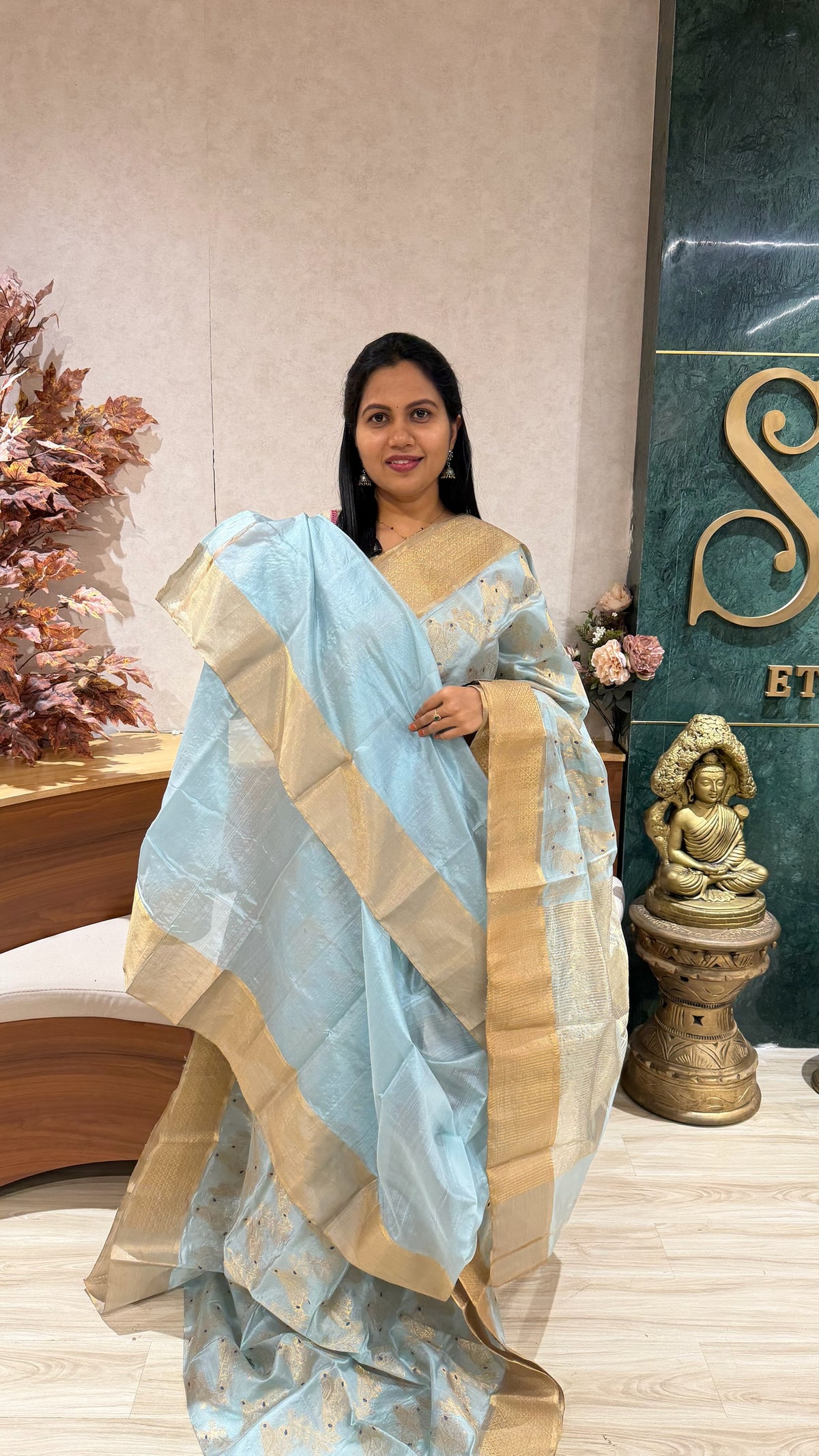 Handloom Chanderi pattu