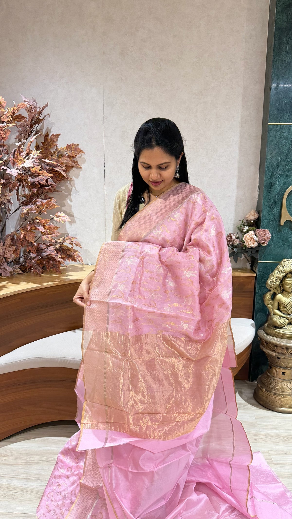 Handloom Chanderi Pattu
